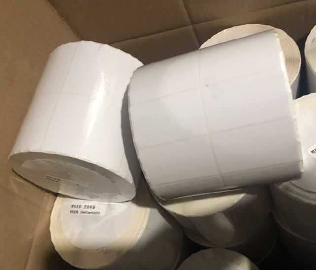 雙排銅板標簽紙，常熟某服裝工廠采購